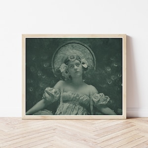 Art Nouveau Style 1899 Female Portrait Photograph | Fine Art Print