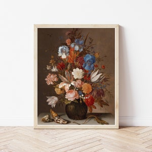 Still Life Flowers 1630 Oil Painting | Fine Art Print