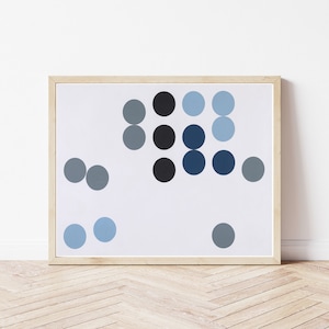 Midcentury Modern Minimalist Abstract Art 1933 Painting | Fine Art Print