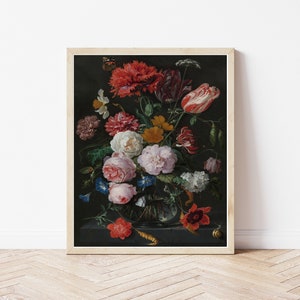 Still Life Flowers 1650 Oil Painting | Fine Art Print