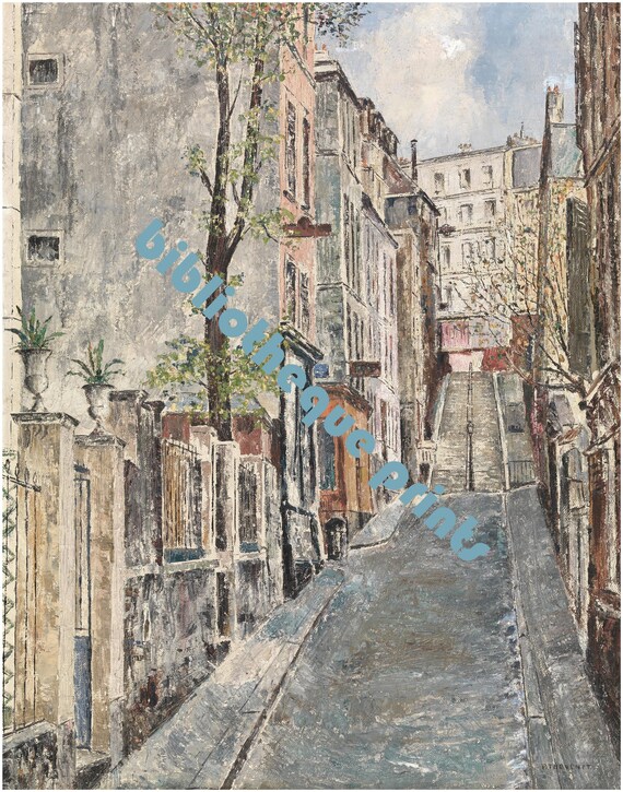 パリ、フランス、モンマルトル地区、1900年頃の絵画 | ファインアート