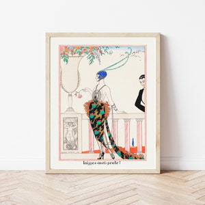 Art Deco 1920&#39;s Fashion & Style Illustration, Flapper Fashion 1919 Lithograph | Fine Art Print