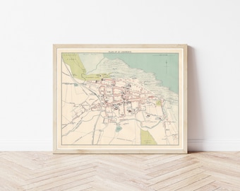 St Andrews Scotland 1903 Map | Fine Art Print