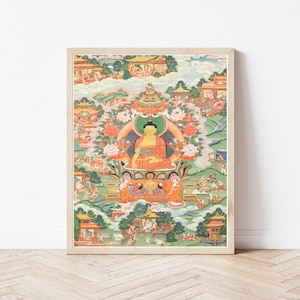 Tibetan Buddhist Circa 19th Century Buddha Art | Fine Art Print