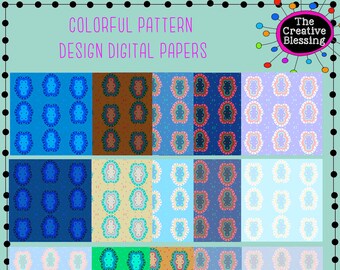 Digital Paper Surface Pattern Design