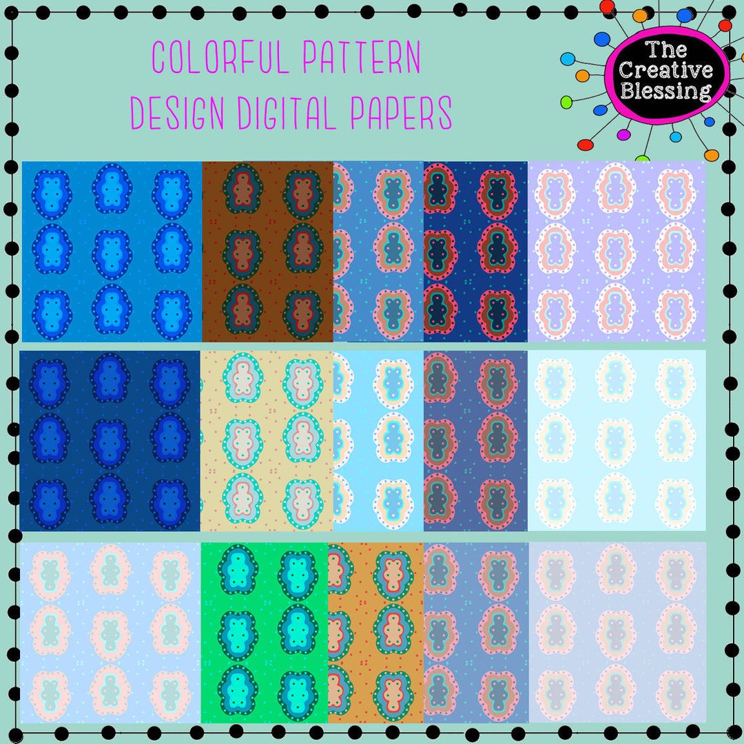 Digital Paper Surface Pattern Design - Etsy