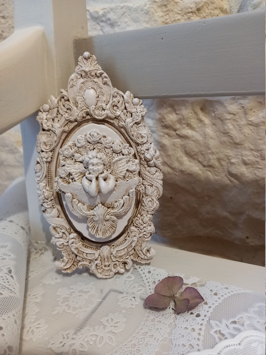 Grand Buste Vauban En Staff Patiné H62cm – Sculpture Déco Française