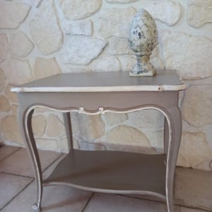 console Louis XV relookée campagne chic et patinée à l'ancienne