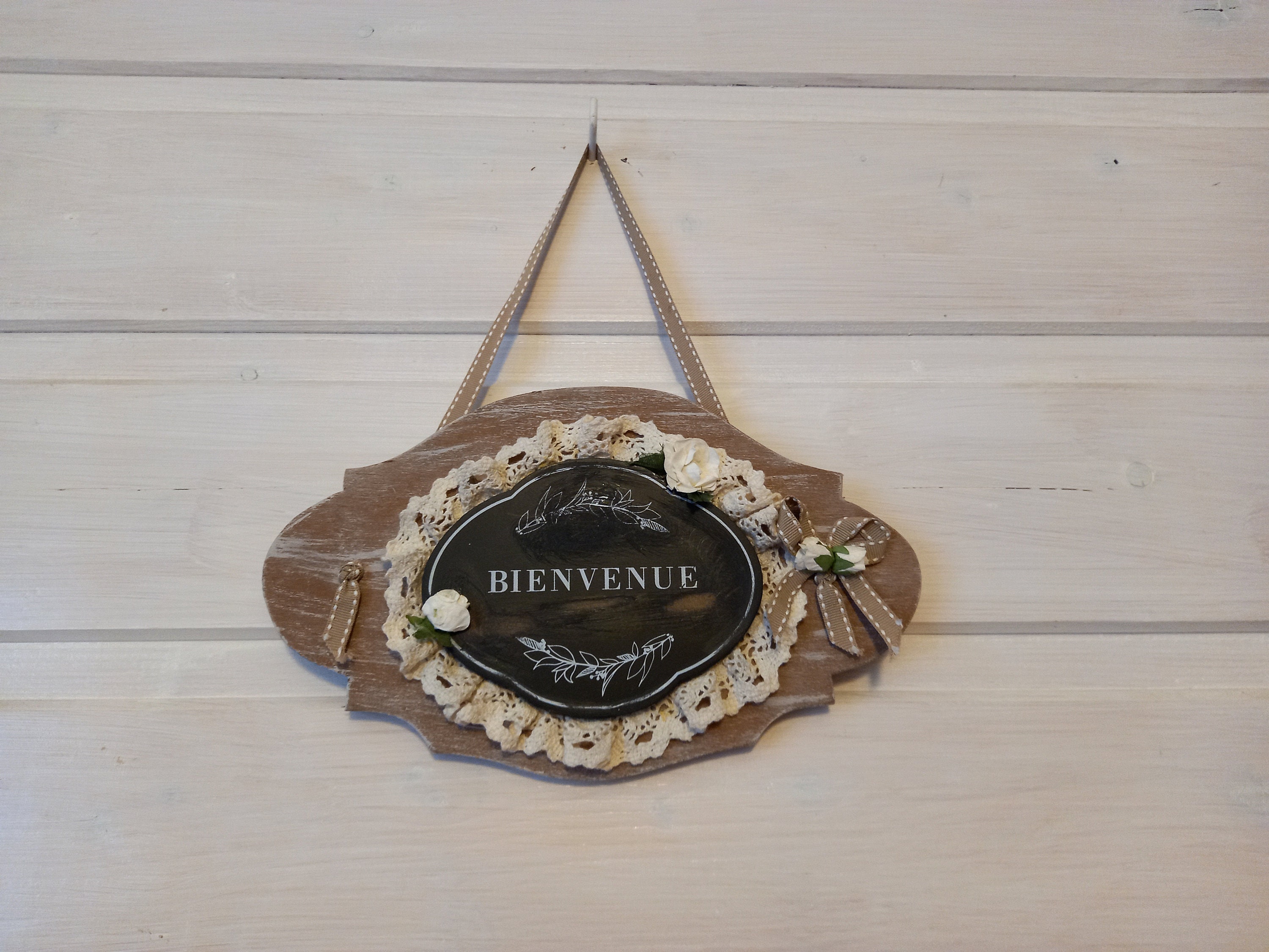 Plaque Décoration, Panneau, Pancarte , Patinée