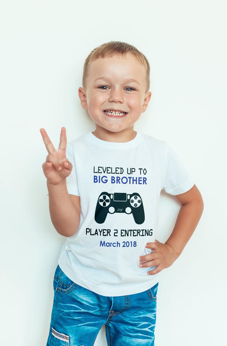 Big brother gamer TShirt Childrens Toddlers T Shirt Top. Etsy