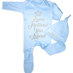 the prince has arrived newborn outfit