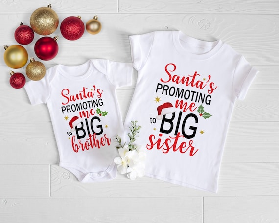 Babbo Natale mi ha promosso a fratello maggiore sorella maggiore