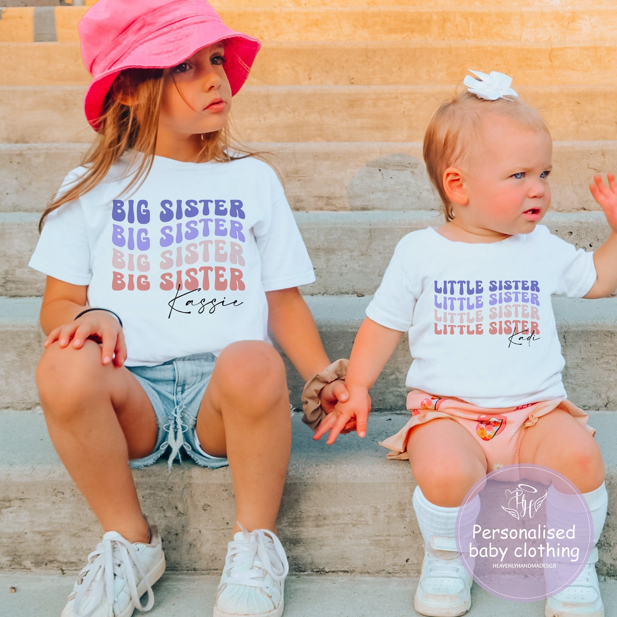 Matching Shirts Newborn And Big Sister Outfits Baby Girl Clothes