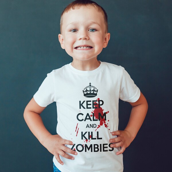 walking dead inspired  Kids  T-Shirt, Childrens Toddlers T Shirt Top.