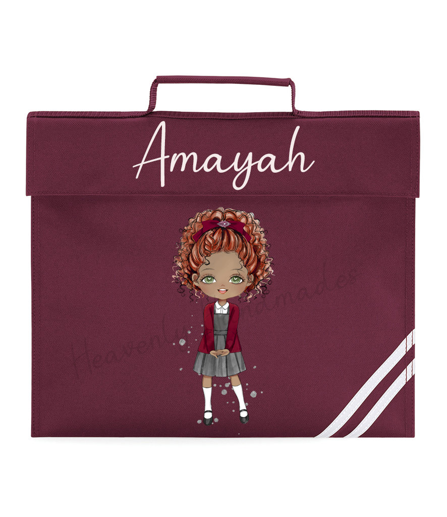 Personalised red book bag deals