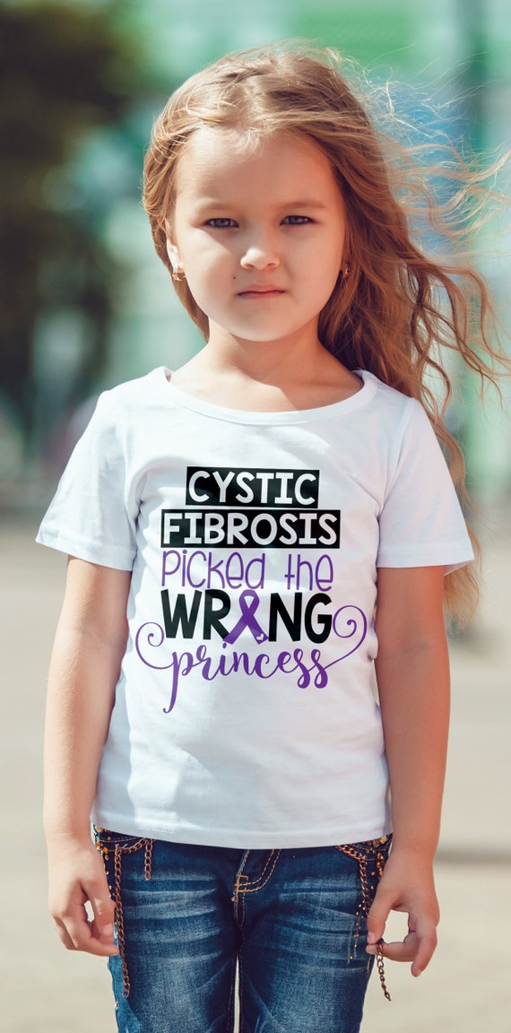 Cystic Fibrosis Awareness Kids T-shirt, Childrens Toddlers T Shirt  