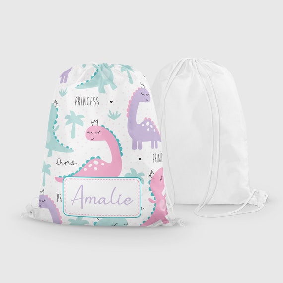 Benutzerdefinierte Dinosaurier-Mädchen PE-Tasche personalisierte