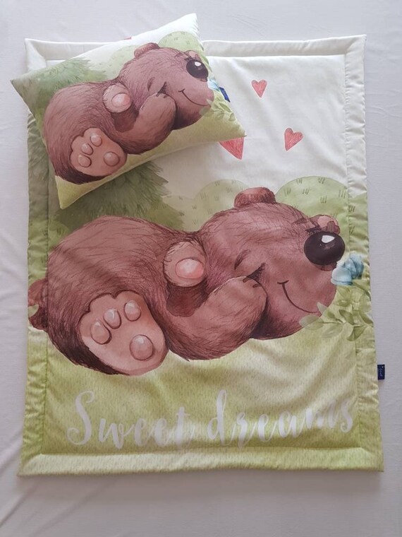 Couverture Bebe Modele Ourson Cadeau Naissance Etsy