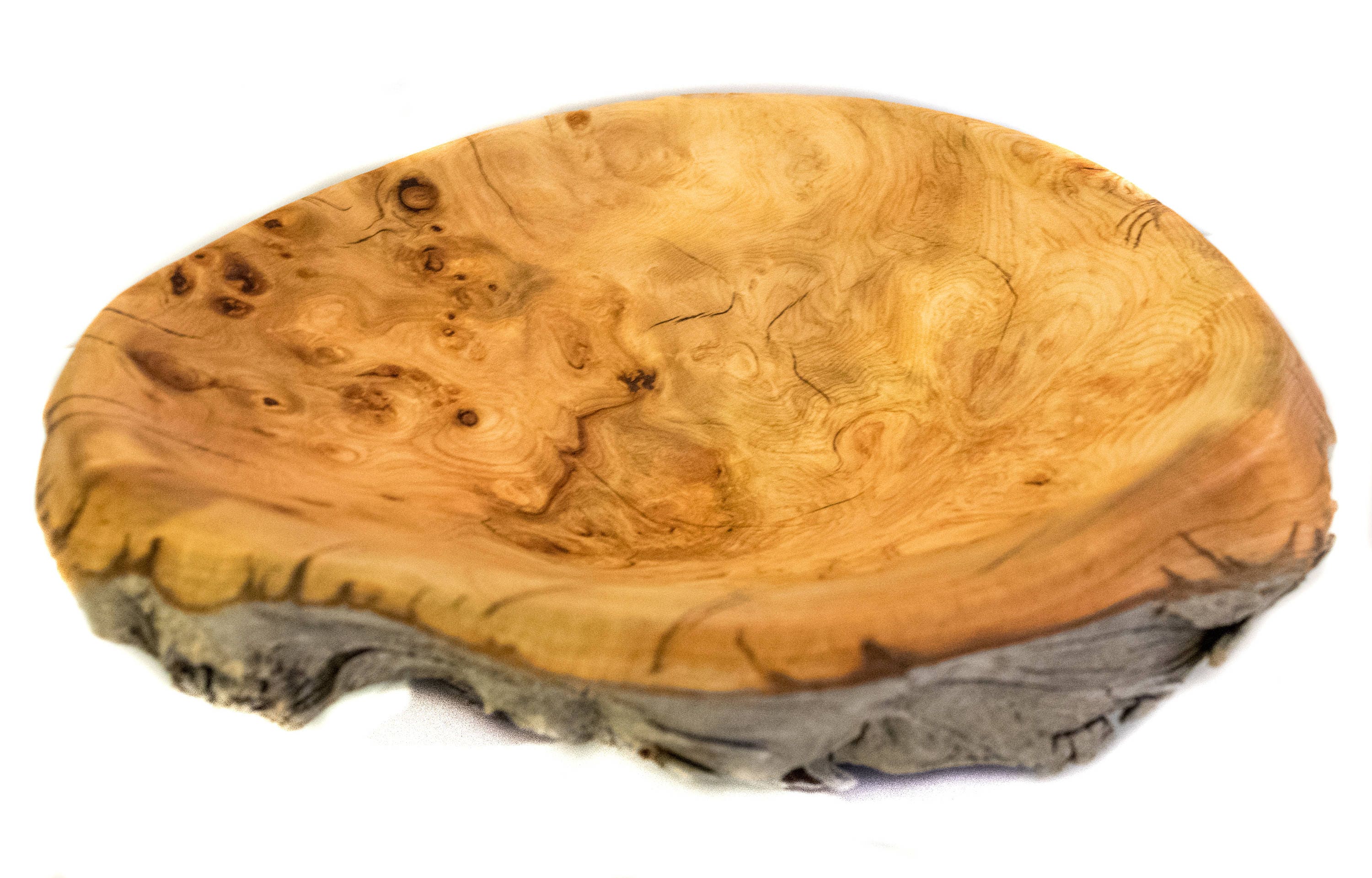 Live Edge Pine Burl Bowl Etsy