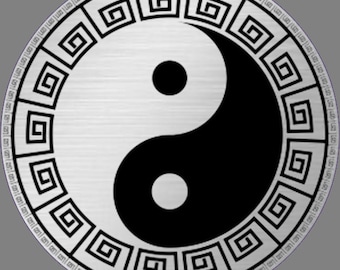 1 cabochon en verre   a choisir par taille  thème yin yang