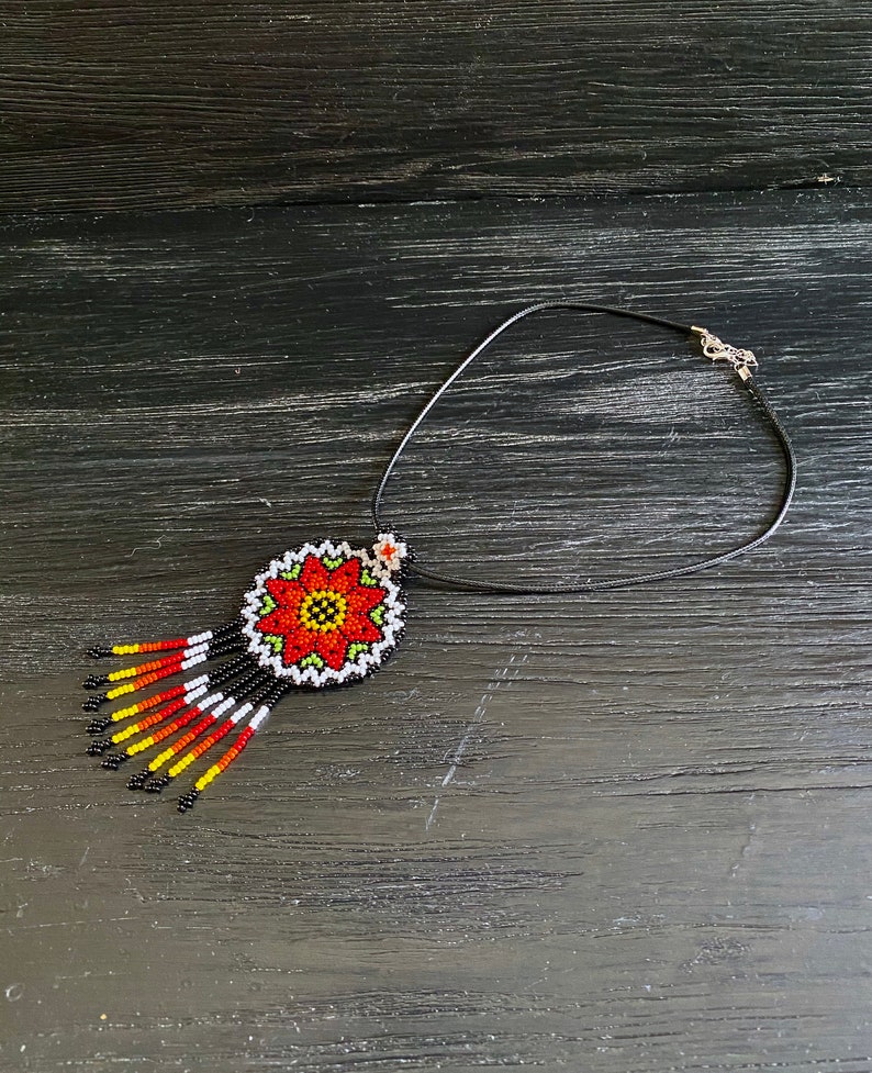 Authentic Evil Eye Protection Amulet Beadwork Art Pendant Etsy