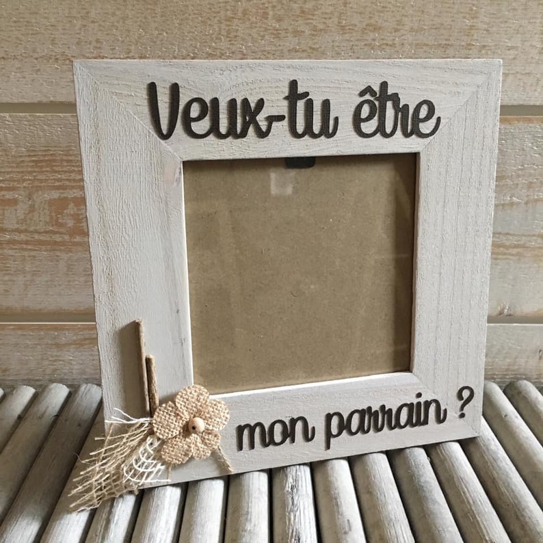 Cadre Photo Échographie Petit Cheri Avec Éléphant - Souvenir Bébé Vintage Rustique, Idéal Cadeau Grossesse
