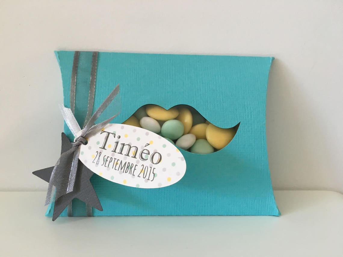 HANIUTTY 30Pcs Boite De Dragées Communion Bapteme, Pochette