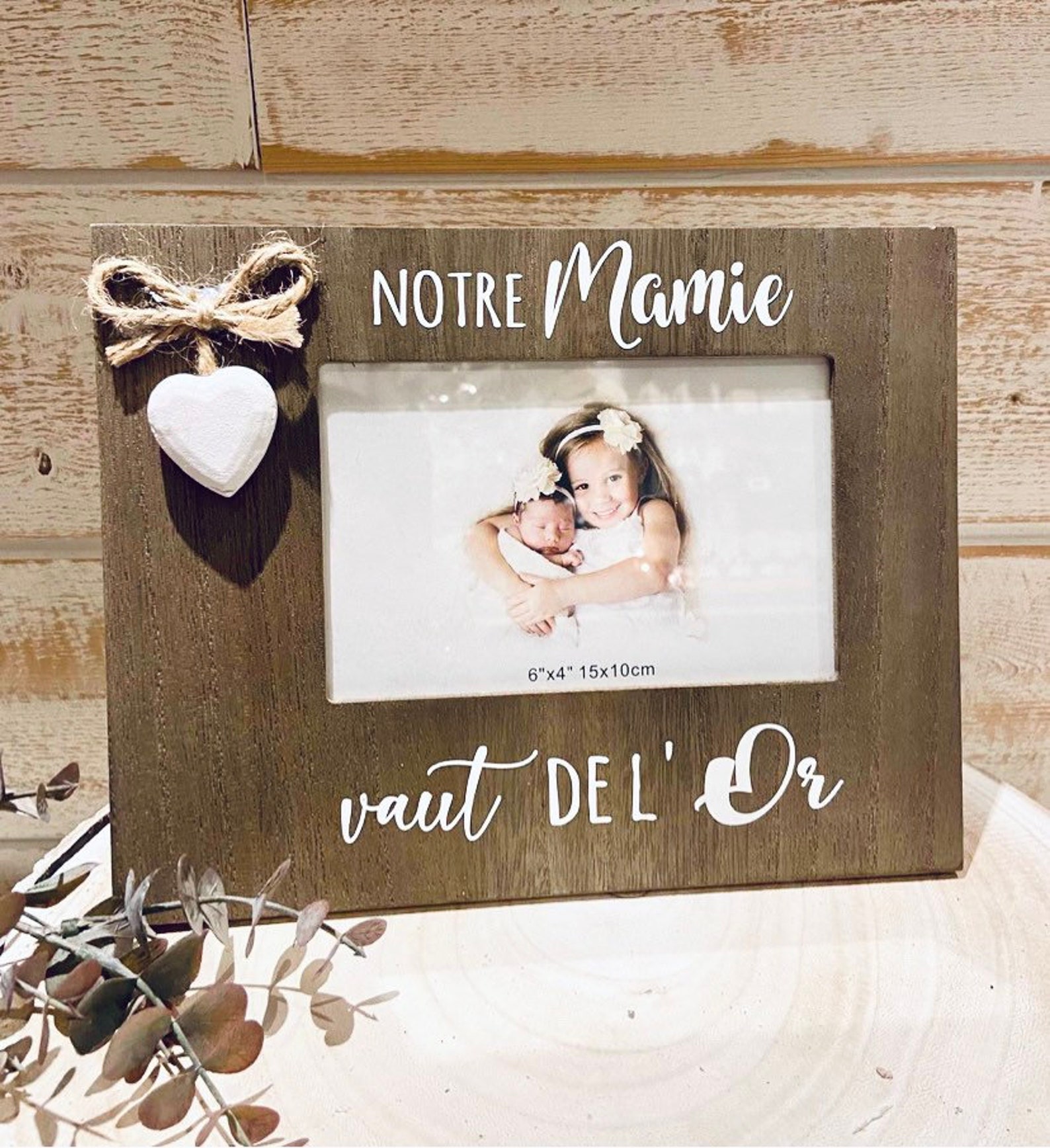 Cadres cœur pour photo texte personnalisé souvenir parrain Etsy France