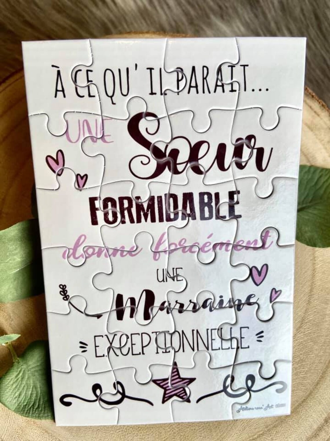 Puzzle 24pcs - Demande parrain - marraine originale pour les Frères et ...