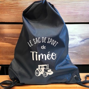 Sac personnalisé de PISCINE sport loisirs pour enfant couleur, illustration, prénom et texte au choix zdjęcie 7