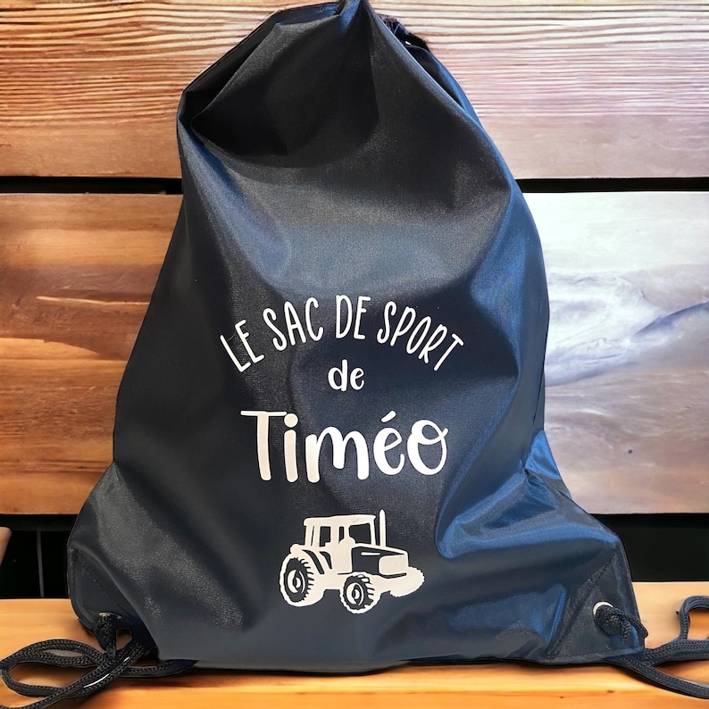 Sac personnalisé de PISCINE sport loisirs pour enfant couleur, illustration, prénom et texte au choix image 7