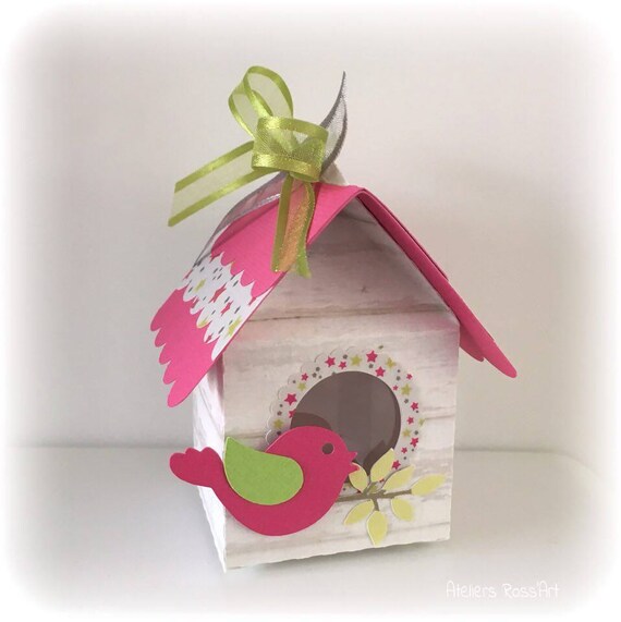 Mini Nichoir Oiseau Boite à Dragées Baptême Originale