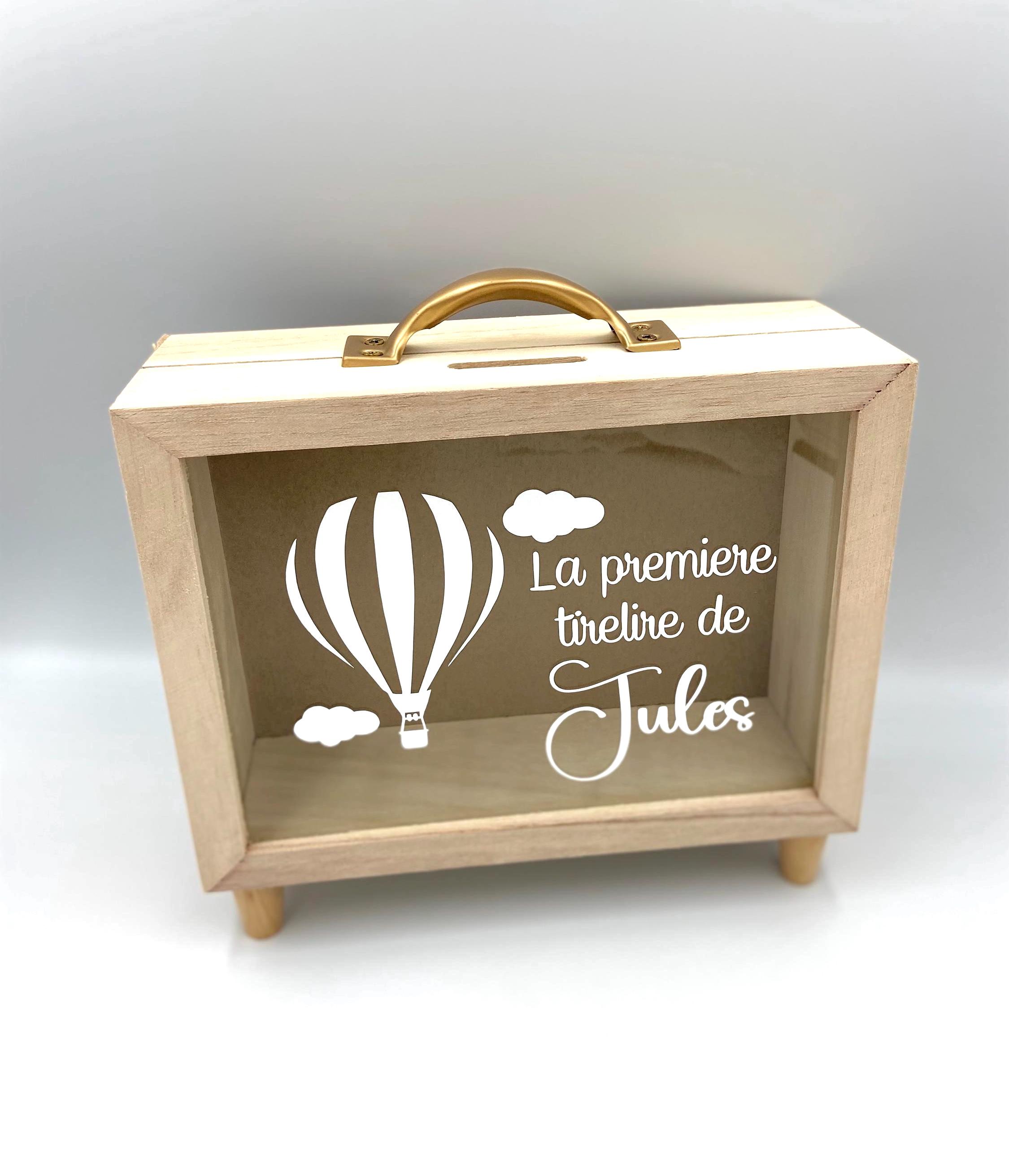 Alcancía de madera - Color de fondo a elegir - Personalizable - Idea de  regalo para nacimiento, bautizo, 1er cumpleaños,... - Etsy México, image size:2250x2623