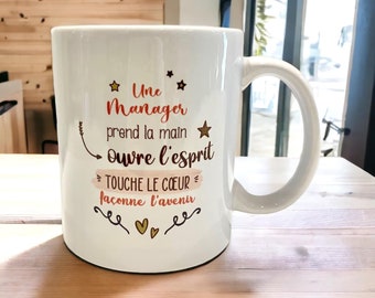 Mug de céramique personnalisé - 325ml - Métier - Service - Scolaire - Collègue