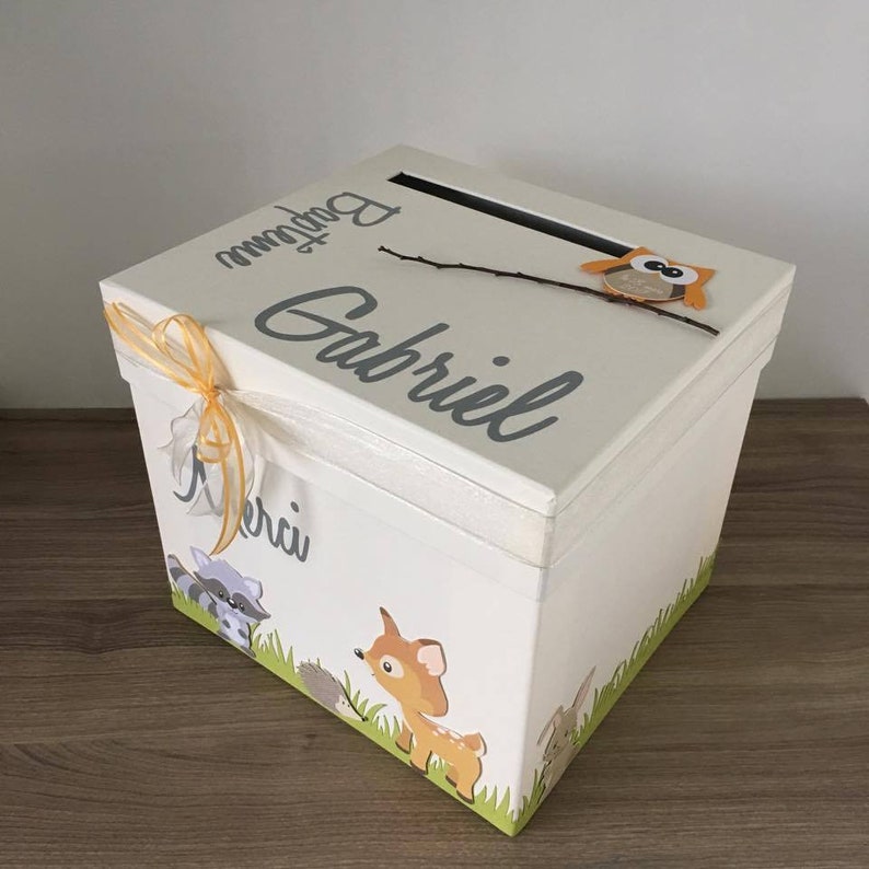 Urne boite à enveloppe personnalisée Thème animaux de la | Etsy France