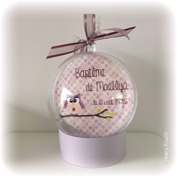 10 Balls 8cm Owl Photo To Remember To Personalize Favors