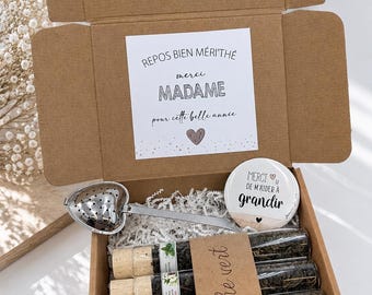 Relaxing Tea Gift Set - Thank You - End of School Year - Godmother - Grandma - Mom - Aunt - Teacher - Nanny - Teaching Assistant - Colleague