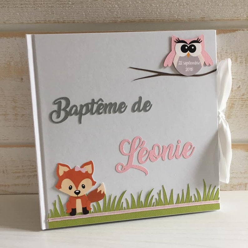 10 Boites à baptême renard fille boule 5cm Thème animaux de | Etsy