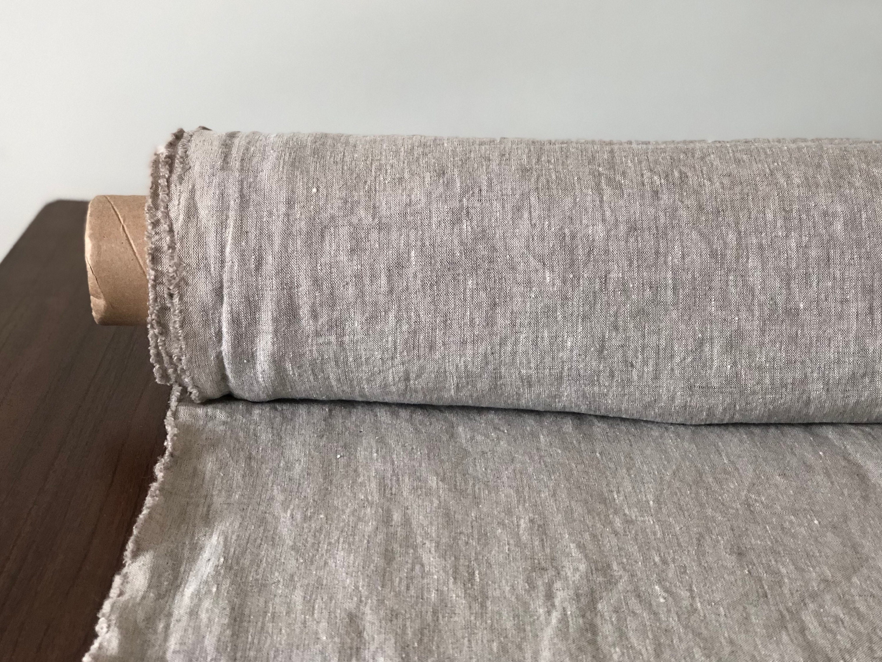 100 EXTRA wide natural LINEN fabric BGO28SOFT 210g/250cm Etsy