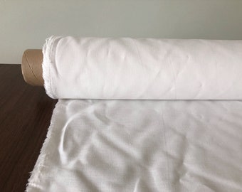 100 % EXTRA brede LINNEN stof BGO17 gebleekt, 250 cm breedte stof bij de meter, beddengoed, sprei, naaien, linnen top stof