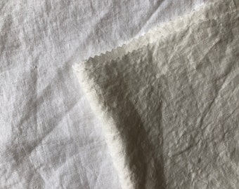 Natural White Hemp Fabric: 240 g Bedding & Sewing Linen
