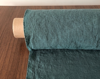 100 % EXTRA wide natural LINEN fabric BGO27soft Green ,195 g/250cm width fabric by the metre, bedding