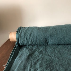 100 % EXTRA wide natural LINEN fabric BGO17soft green , 250 cm width fabric by the metre, bedding linen, bedspread, sewing, linen top