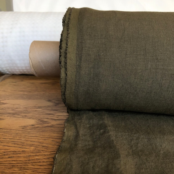 100 % EXTRA wide natural LINEN fabric BGO27soft uniform  ,195 g/250cm width fabric by the metre, bedding