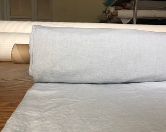 100 % EXTRA wide natural LINEN fabric BGO27soft dream  ,195 g/250cm width fabric by the metre, bedding