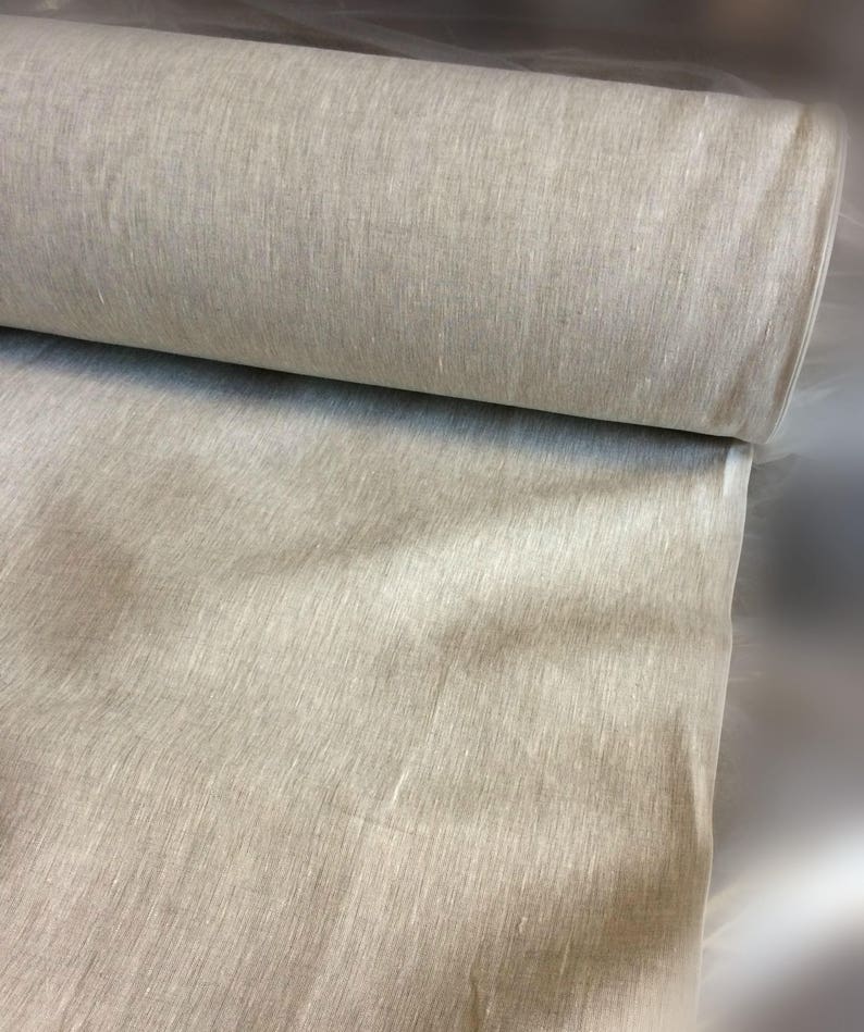 100 Extra Wide Natural Linen Fabric Bgo28 Not Softened