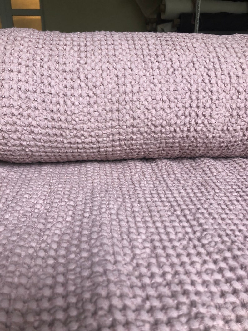 88 EXTRA WIDE Fabric Waffle Natural Linen/cotton Fabric Etsy