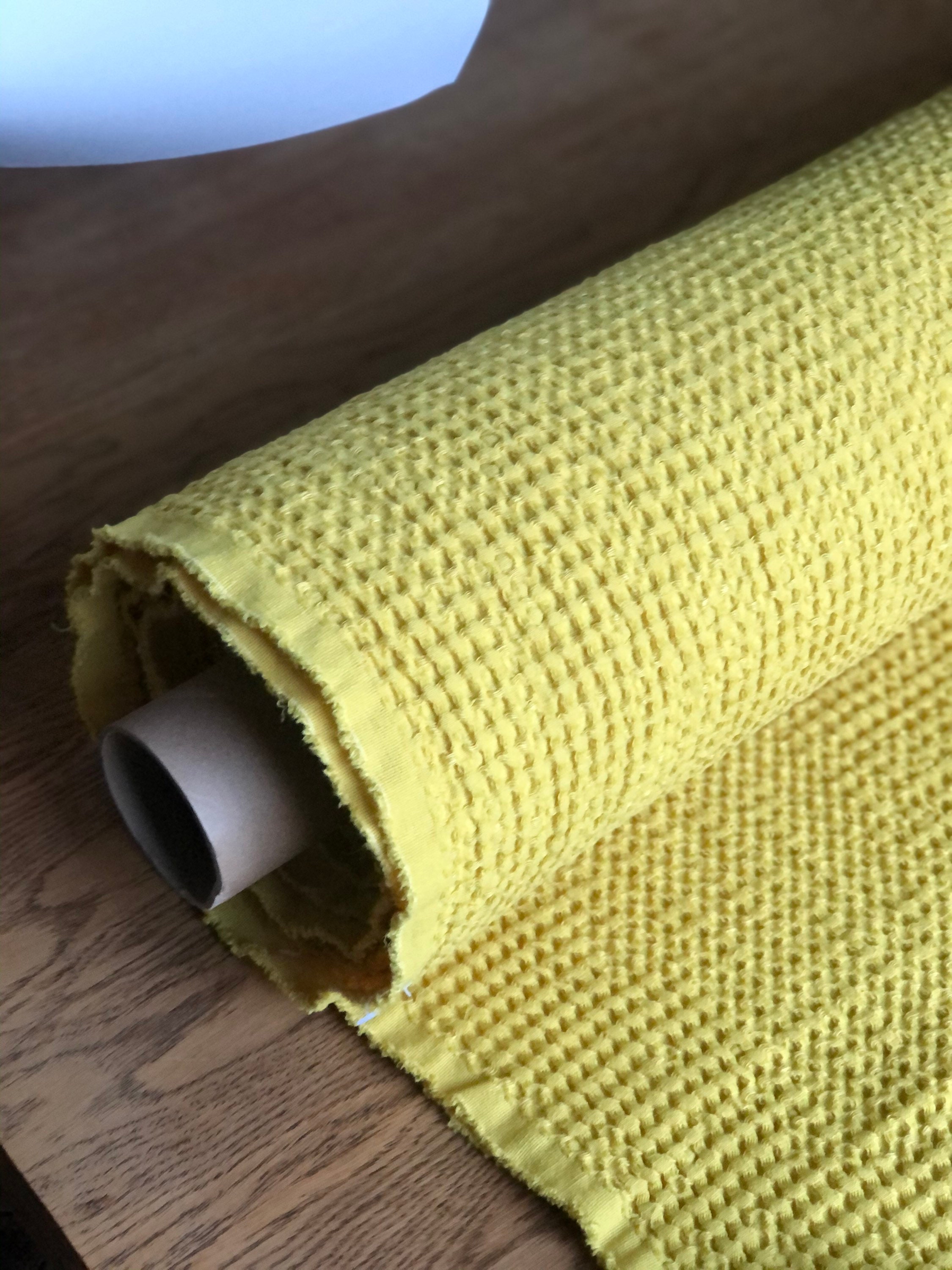 88 EXTRA WIDE Fabric Waffle Natural Linen/cotton Fabric Etsy