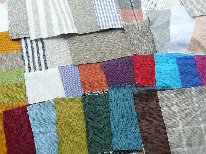 100 NATURAL FABRICS samples natural linen natural HEMP Etsy