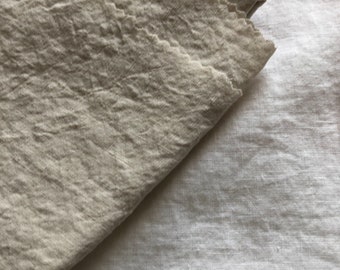 Natural HEMP Fabric: 240g Middle Weight Linen, 145cm Wide